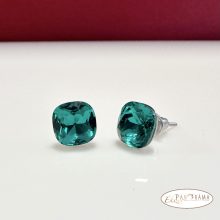 Swanis® párna kristállyal készült beszúrós fülbevaló -  blue zircon 8
