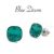   Swanis® párna kristállyal készült beszúrós fülbevaló -  blue zircon 8