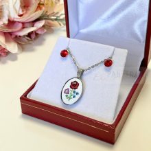 Swanis® kristályos kalocsai szett - Folklór S