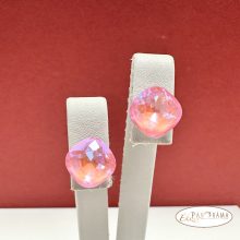 Swanis® párna kristállyal készült fülbevaló- Light rose MI opál 8 mm