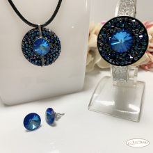 Swanis®  kristályos szett - Rocks Light Blue DeLite