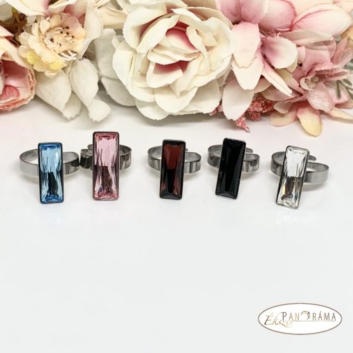 Swanis® kristályos  gyűrű -  Crysteel  Donna- Brown