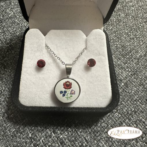 Swanis® kristályos szett- Kalocsai  S