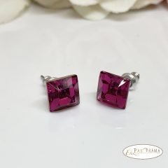   Swanis®  kristállyal készült fülbevaló- Crystal Fuchsia