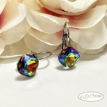 Antiallergén, Swanis® párna kristályos, francia kapcsos fülbevaló - Scarabeus 12