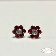 Swanis® elements Small Flower - Crystal siam-crystal