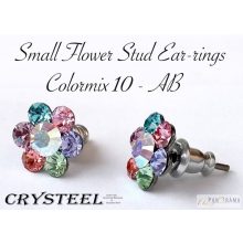 Swanis® elements Small Flower - Crystal siam-crystal