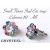 Swanis® elements Small Flower - Crystal siam-crystal