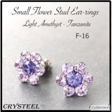 Swanis® elements Small Flower - Crystal siam-crystal