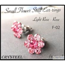 Swanis® elements Small Flower - Crystal siam-crystal