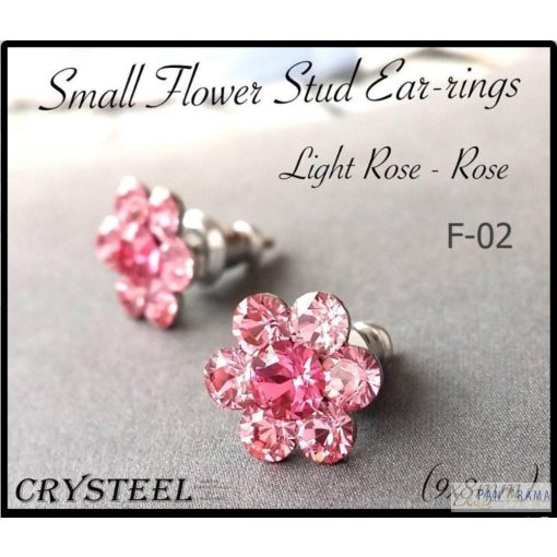 Swanis® elements Small Flower - Crystal siam-crystal