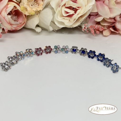 Swanis® elements Small Flower crystal  blue