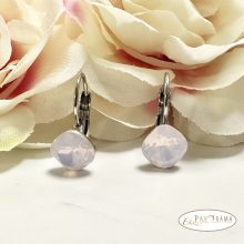 Antiallergén, Swanis® párna kristályos francia kapcsos fülbevaló - Lili Rose water opal 10