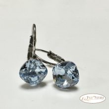 Antiallergén, Swanis® párna kristályos, francia kapcsos fülbevaló - Lili Light Sapphire 10