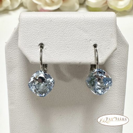 Antiallergén, Swanis® párna kristályos, francia kapcsos fülbevaló - Lili Light Sapphire 10