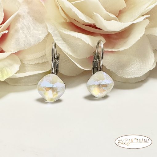 Antiallergén, Swanis® párna kristályos, francia kapcsos fülbevaló - Lili Crystal MI 10