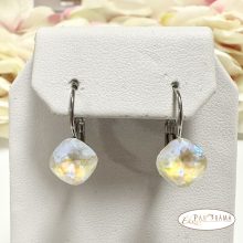 Antiallergén, Swanis® párna kristályos, francia kapcsos fülbevaló - Lili Crystal MI 10