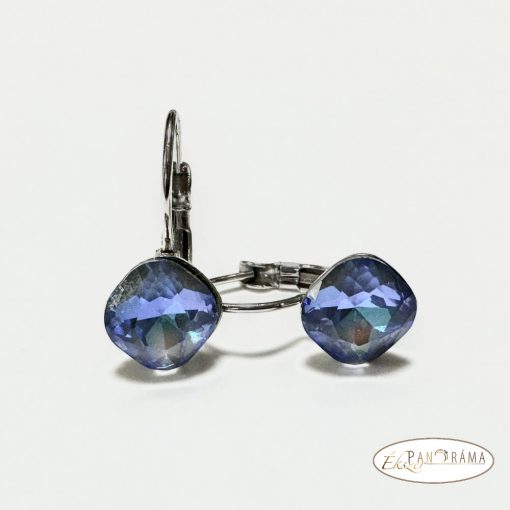 Antiallergén, Swanis® párna kristályos, francia kapcsos fülbevaló - Lili Burgundi MI 10