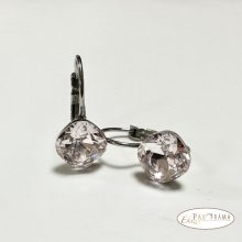 Antiallergén, Swanis® párna kristályos, francia kapcsos fülbevaló - Lili  light rose 10