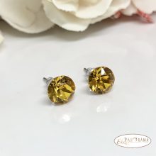 Swanis®  kristályos fülbevaló 8 mm - sunflower
