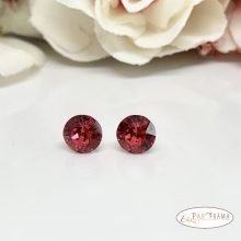 Swanis®  kristályos fülbevaló 8 mm - fuchsia