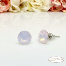 Swanis®  kristályos fülbevaló 8 mm - opal rose