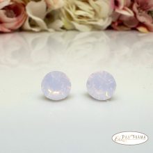 Swanis®  kristályos fülbevaló 8 mm - opal rose