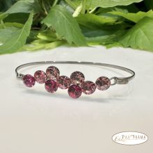 Swanis® eredeti kristállyal készült karperec -  Berry Rose mix 67