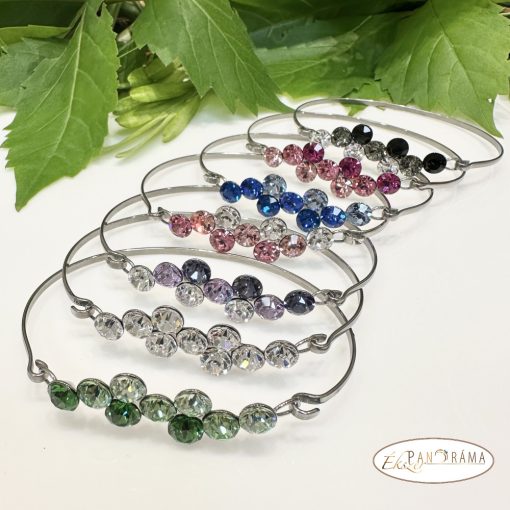 Swanis® eredeti kristállyal készült karperec -  Berry crystal 67