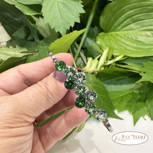 Swanis® eredeti kristállyal készült karperec -  Berry green mix 67