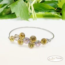 Swanis® eredeti kristállyal készült karperec -  Berry yellow mix 57