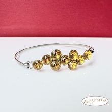 Swanis® eredeti kristállyal készült karperec -  Berry yellow 60