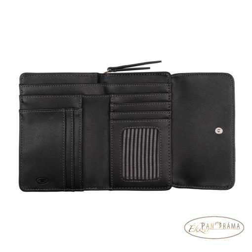 LILLY közepes méretű pénztárca- Black